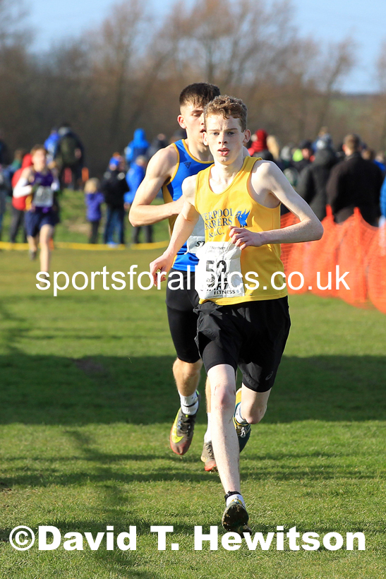 Mens under-17s 2022 Northern Cross Country Champs., Pontefract. Photo: David T. Hewitson/Sports for All Pics